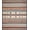 Blue Terracotta Ivory, Pattern 9, variant on ODIKA 8'x10' Washable Area Rug Rag Chindi Knit Striped Boho Farmhouse Bordered Stripes Multi for Dining Room, Large Office, Lounge, Non-Slip Chair-Friendly Mat