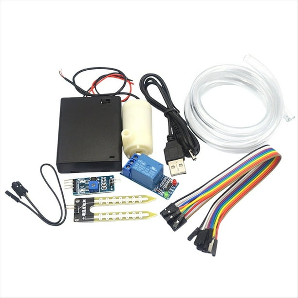 MóDulo de Riego AutomáTico Kit de Bricolaje MóDulo de Riego AutomáTico DeteccióN de Humedad del Suelo Bombeo AutomáTico de Agua
