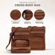 thumbnail image 2 of Bolso bandolera de piel Krediz para mujer con correa ajustable, 2 of 8