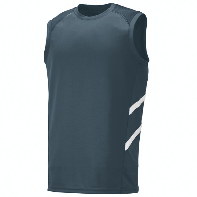 Augusta Sportswear Men'S Oblique Camiseta sin mangas Xl Pizarra/Pizarra/Blanco Augusta 00784371667221