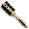 Porcupine Style Wooden Round Hair Brush