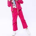 thumbnail image 2 of Ruyang Kids Fleece Lined Hiking Snow Ski Pants Boys Waterproof Winter Warm Outdoor Active Pants with Zippered and Pocket, 2 of 8