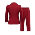 thumbnail image 4 of Boys' 2-Piece Formal Suit Set，Birthday Proms Dinner Blazers, 4 of 5