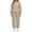 Khaki #030, variant on Mohiass Women's Casual Tracksuit Set Two Piece Lounge Hoodie And Sweatpants Comfortable Soft Outfit For Fall Fashion 2025 Tracksuit Beige M