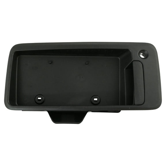 TRQ Door Handle w/ License Plate Housing Exterior Rear RH for Express Savana DHA49232