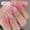 B, variant on 24Pcs Medium Almond Press On Nails, French Tip with Silver Glitter Full Cover Glossy Acrylic Fake Nails Reusable Glue On False Nail Tips for Daily Wedding Bridal Elegant Women Nail Art Decoration