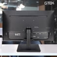 thumbnail image 5 of GTEK Monitor de computadora de 24 pulgadas 75 Hz sin marco, pantalla LED FHD 1080p, pantalla LCD profesional de oficina, HDMI VGA, frecuencia de actualización, montaje VESA - F2407V-D03 (renovado), 5 of 5