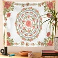 thumbnail image 5 of Dashan Mandala Tapestry Wall Hanging,Boho Pink Floral Tapestries for Bedroom Living Room Dorm Decor,60"Wx50"L, 5 of 6