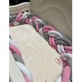 thumbnail image 5 of Protector Cuna Trenza 6 Tubos 4 Mts Bumper Bebe Rosa Gris Liso Rosa / Blanco / Gris, 5 of 5