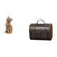 thumbnail image 5 of Estatua de gato, figura de escritorio, joyero de madera, organizador decorativo creativo, adorno de resina y madera, ideal para mujeres, hombres y niñ, 5 of 8