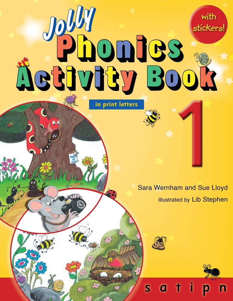 Jolly Phonics Activity Book 1 (in Print Letters) (Paperback) Walmart