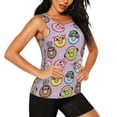 thumbnail image 2 of Bixox Women's Cute Donuts Printed Sleeveless Fitness Workout Running Quick-Dry Tank Top, 2 of 7