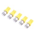thumbnail image 1 of Car Led Light Bulbs  Led Light Bulbs  T10 Led Light Bulbs  T10 Car Led Light Bulbs  T10 Led Lamp 20 Pcs 12V T10 5050 5 SMD LED Car  Light Bulbs Super Bright Lamp Amber, 1 of 8