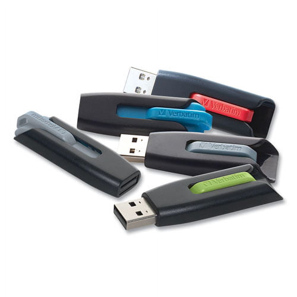 Store 'n' Go V3 Usb 3.0 Drive, 8 Gb, Black/gray | Bundle of 2 Each