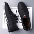 thumbnail image 3 of Men's Casual Fashion Leather Shoes with Fleece Lining, 3 of 5