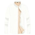 thumbnail image 2 of Ceisia Chemise à Manches Longues pour Homme, Doublée en Molleton, Boutonnée, Multi-Unité pour Chaleur Hivernale, Cadeau, 2 of 6