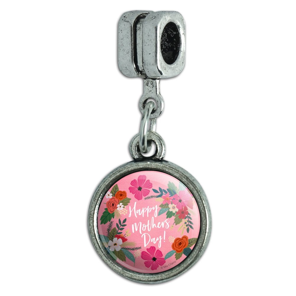 GRAPHICS /& MORE Yorkie Yorkshire Terrier Dog Red Bow Antiqued Bracelet Pendant Zipper Pull Charm with Lobster Clasp