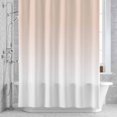 thumbnail image 4 of Dreamy Peach 36x72 Inches Waterproof Shower Curtain, Pink and White Gradient Bath Curtain Set with 12 Hooks Washable Shower Curtains for Bathroom Bathtub Decor, 4 of 9
