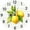 R3, variant on Kitchen Wall Clocks Lemon Clock Farmhouse Wall Decor for Dinning Room Restaurant Bar Bedroom Battery Operated Silent Clock Movement 10 Inches Non Ticking Room Decor