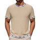 thumbnail image 1 of Camiseta Casual de Manga Corta con Cuello Tripulado 100% Fibra de Poliéster Lavable Camisetas de Trabajo Al Aire Libre de Manga Larga para Hombres, 1 of 7