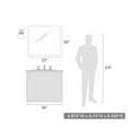 thumbnail image 5 of Yep by Golden Lighting Hines 1-light Vanity in Matte Black and Seeded Glass, 5 of 5