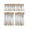 C, variant on 2D Printed Kitchen Curtains, 24" Short Washable Window Valances, Decorative Half Curtain Panels for Sink, Bathroom & Cafe Styling, Light Filtering Privacy Drapes, A