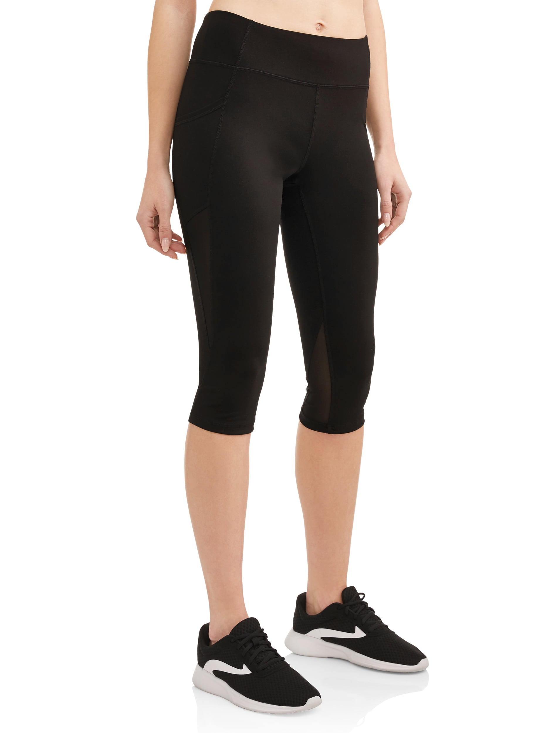 HEAD Womens High Waisted Capri Workout Leggings Crop Activewear Gym & Running Pants 