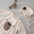 thumbnail image 5 of Sngxgn Baby baby Cotton Long-sleeve Bodysuits(Khaki,80), 5 of 7