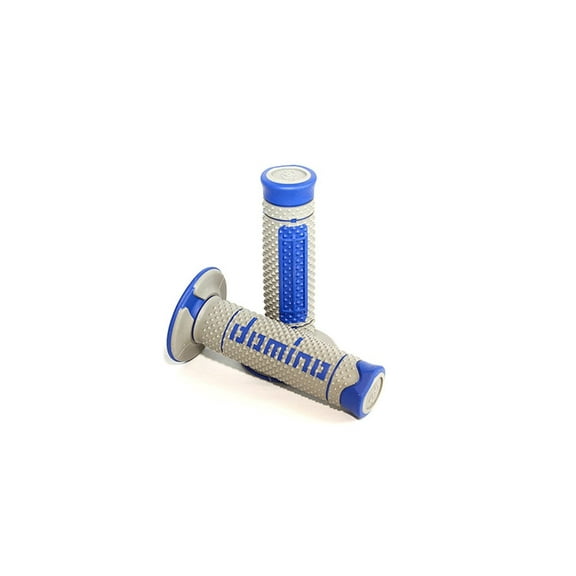 Domino Diamonte Handlebar Grips Gray/Blue (A26041C4852A7-0)