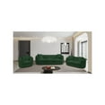 thumbnail image 4 of Meridian Furniture Penelope Green Chenille Fabric Loveseat, 4 of 15