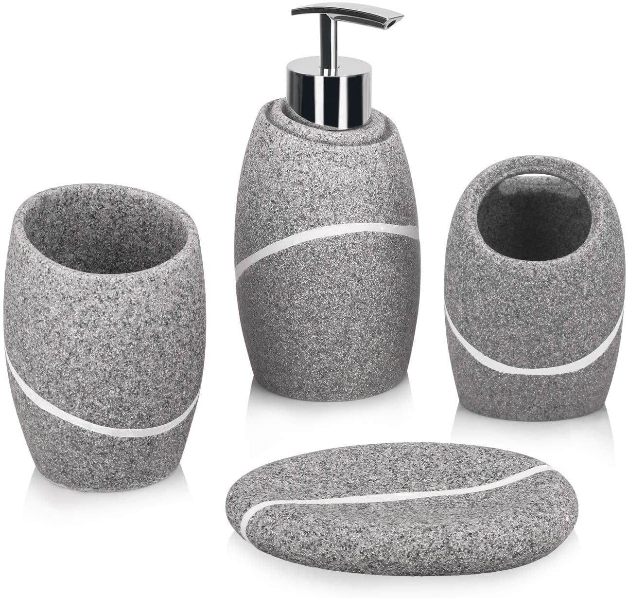 Stone Look Bathroom Accessories Rispa