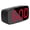 Red Light, variant on Digital Battery/ 2 Brightness Snooze Display Clock for Bedroom Home Bedside Elderly Kids - Green Light
