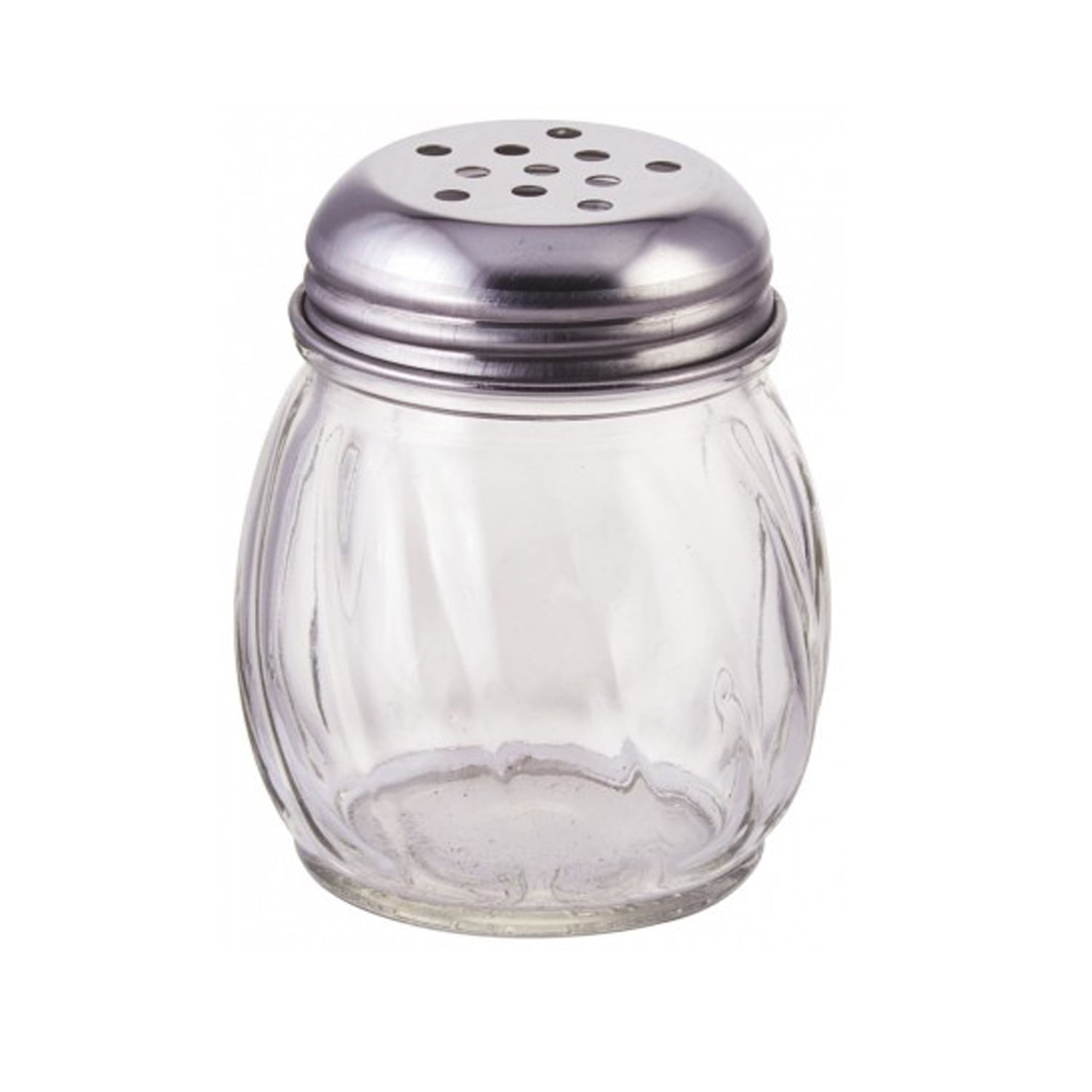 Stainless Steel Slotted Shaker Tops Cheese Oregano 12 per pack 