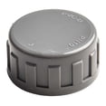 thumbnail image 3 of 2pcs Pipe PVC Threaded Cap Round Female Thread Hose Connector with Rubber Seals, 3 of 9