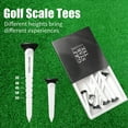 thumbnail image 2 of 12pcs/box Golf Scale Tees Premium Plastic Golf Simulator Tees Professional Golf Training Accessories Golf Practice Tool 12pcs in 1 boxes, 2 of 6