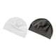 thumbnail image 1 of 2 gorros de dormir suaves para correr, andar en bicicleta, viajar y dormir. gris y blanco, 1 of 9