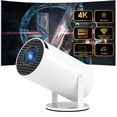 thumbnail image 2 of ORYU Proyector portatil, Mini Proyector 4k 1080p Full HD, Android 11 Bluetooth 5.1, 2.4G/5G WiFi 6, 10000 Lúmenes, para el Smartphone/PC/Laptop/PS4（con Línea de Alta Definición）, 2 of 5