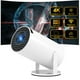 thumbnail image 2 of ORYU Proyector portatil, Mini Proyector 4k 1080p Full HD, Android 11 Bluetooth 5.1, 2.4G/5G WiFi 6, 10000 Lúmenes, para el Smartphone/PC/Laptop/PS4（con Línea de Alta Definición）, 2 of 5