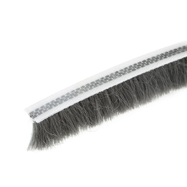 Uxcell Brush Weather Stripping Adhesive Felt Door Seal Strip 197Inch L