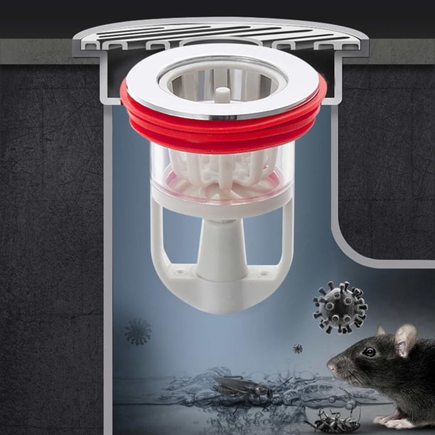 Bloques de desagües de piso Núcleo de olor Filtro grande Alcantarillado de baño Cubierta de desagües de piso Bloqueo Insectos voladores Desagües de piso Desagüe de piso