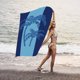 thumbnail image 4 of Manta de Playa a Prueba de Arena Toalla de Playa de Fibra Ultrafina, Toalla de Baño de Color Súper, Manta de Playa, Toalla Multipropósito de la Piscina de Viajes, 27.5x55.1 Pulgadas, 4 of 5