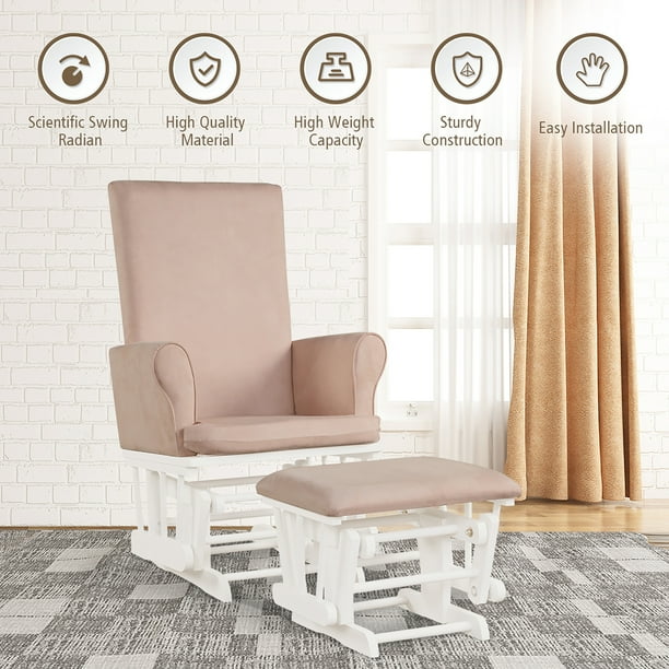 Glider rocker with ottoman walmart best sale