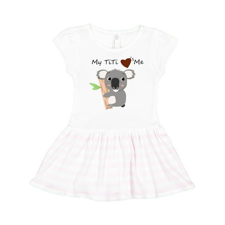 

Inktastic Koala (titi loves me) Gift Toddler Girl Dress