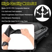 Custom MudFlap For Toyota 4Runner 2012-2024, No Drilling Splash Guards Mud Guards Decorative Accessories, 4pc Tire Protector-black