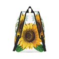 thumbnail image 2 of Naloa Sunflowers (2) Canvas Backpack for Men Women Rucksack Casual Travel Daypack College Tote Satchel Bookbag for Teens-Medium, 2 of 7