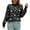 Black, variant on Vedolay Women's 2023 Sweaters Women Crewneck Long Sleeve Striped Color Block Loose Knit Pullover Sweater,Black S
