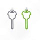 thumbnail image 1 of 2 Pack Dog Leash Poop Bag Holders with Hands-Free Clip for Walks, 1 of 5
