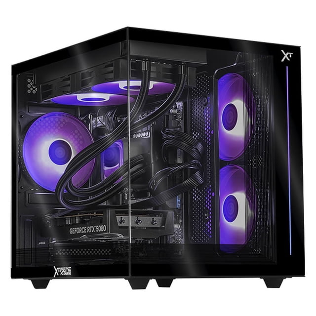 PC Gamer Xtreme PC Gaming NVIDIA GeForce RTX 5060 Intel Core i9 14900KF 16GB SSD 1TB Sistema Liquido WIFI Black gaming 1080p, estudios y multitarea