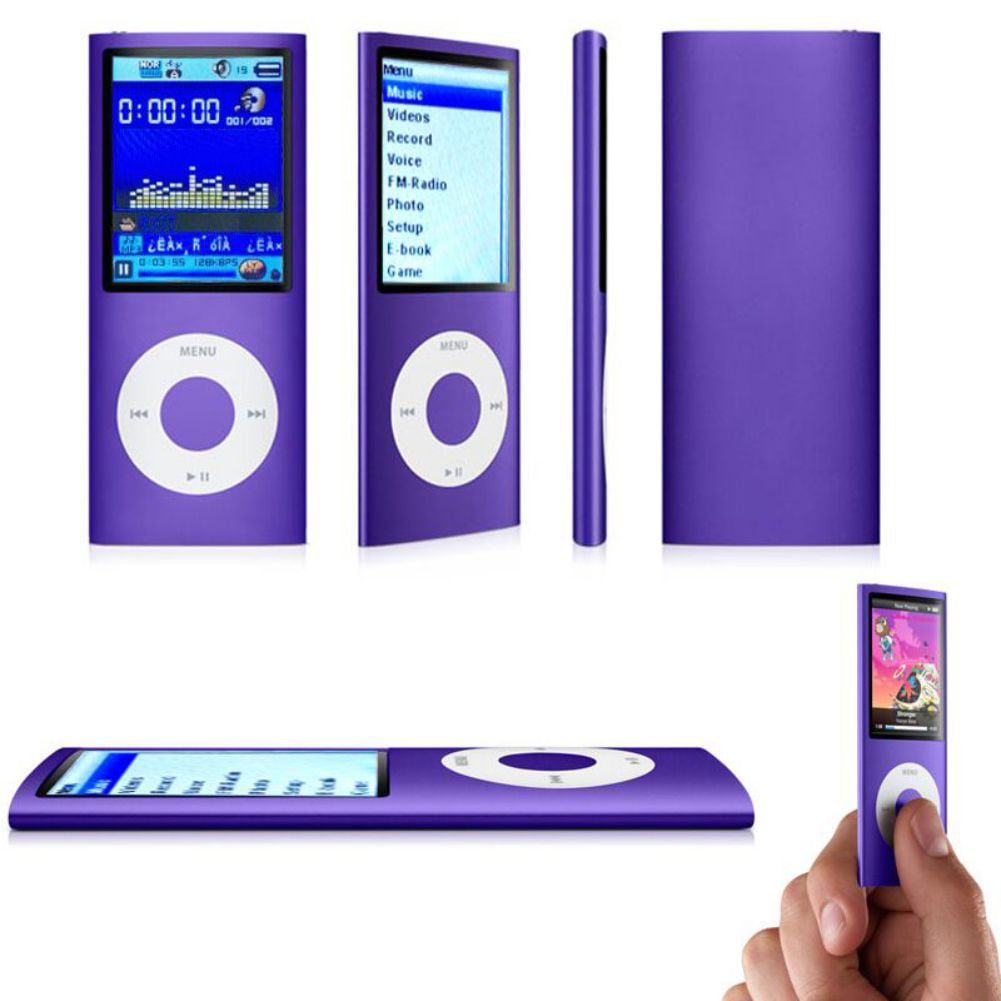 MP3 Music Player HIFI MP6 Player Digital LCD Screen Voice Recording FM  Radio Recorder Player Card Reader