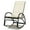 Beige, variant on Spaco 2-In-1 Convertible Chair with Anti-rust Aluminum Frame, Outdoor Chair with 4-Level Adjustable Backrest, Covertible Rocking Chair for Patio, Porch, Poolside, Beige